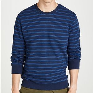 A.P.C. Striped Pullover Sweatshirt
